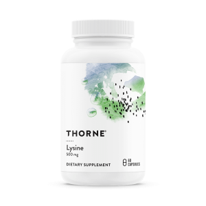 Thorne Lysine _ Amino Acids, Immune, Skin, Hair & Nails _ SA516 _ 60 Capsules