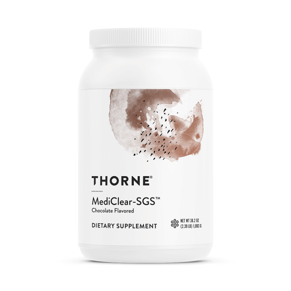 Thorne MediClear-SGS - Chocolate | Gut Health, Liver & Detox, Protein Powders | SP646 | 42 Scoops