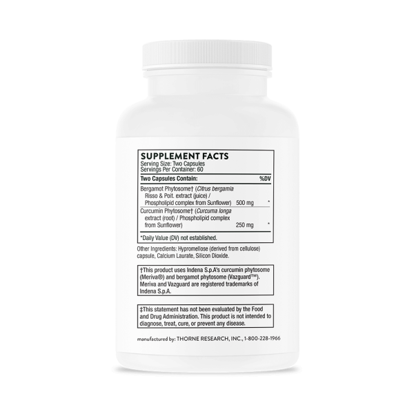 Thorne Metabolic Health Supplement Facts