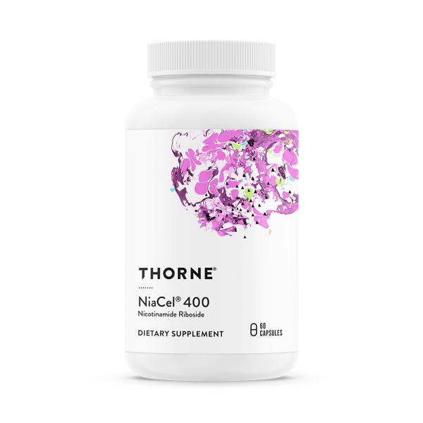 Thorne Niacel 400 | Energy, Healthy Aging, Heart & Vessels, Metabolism, Methylation, Sports Performance | SP654 | 60 Capsules