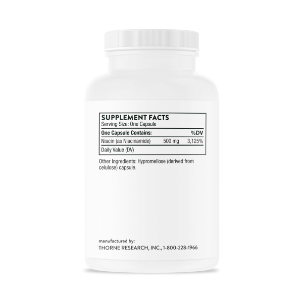 Thorne Niacinamide Supplement Facts