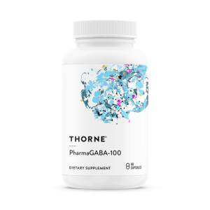 Thorne PharmaGABA-100 | Sleep and Stress | SP652 | 60 Capsules