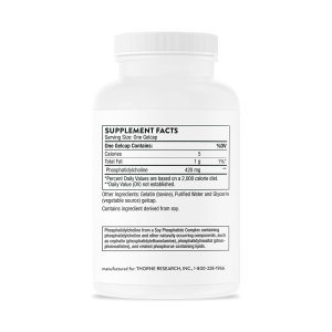 Thorne Phosphatidyl Choline Supplement Facts