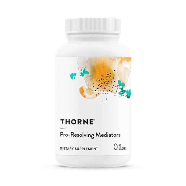 Thorne Pro-Resolving Mediators | Cognition & Focus, Fish Oil & Omegas, Healthy Aging | SP630 | 60 Gelcaps