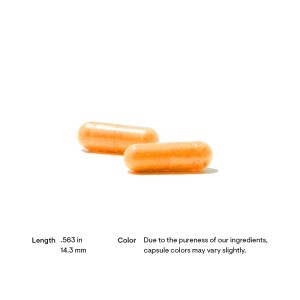 Thorne Riboflavin 5'-Phosphate Pill Size and Color