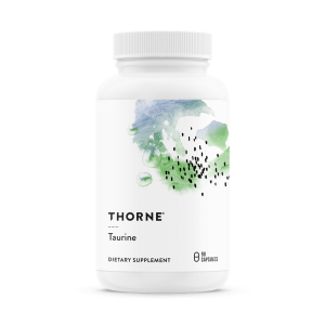 Thorne Taurine | Amino Acids, Heart : Vessels and Liver : Detox | SA511 | 90 Capsules