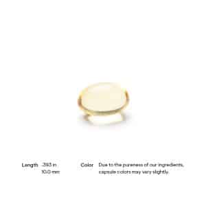 Thorne Undecylenic Acid Pill Size and Color