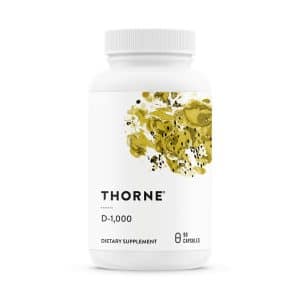 Thorne Vitamin D-1,000 | Bone:Joint & Heart:Vessels, Immune | D128 | 90 Capsules