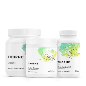 Thorne Training Bundle - Lemon | Creatine, Amino Complex, Beta-Alanine-SR | Sports Performance | BUN023