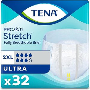 Tena Stretch ProSkin Stretch Ultra Briefs | XXL 64" - 70" | 61390 | Bag of 32