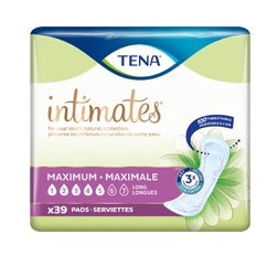 TENA Intimates Maximum Pads Long | 15" | 54268 | 12 per Bag