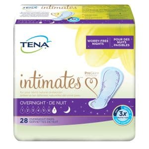 TENA Intimates Overnight Pads | 54282 | Pack of 28