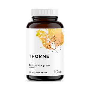 Thorne Bacillus Coagulans | Gut Health, Hormone Support, Probiotics | SF758 | 60 Capsules