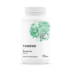 Thorne Berberine (formerly Berberine-500) | Gut Health, Healthy Aging, Heart & Vessels, Immune, Metabolism | SF800 | 60 Capsules