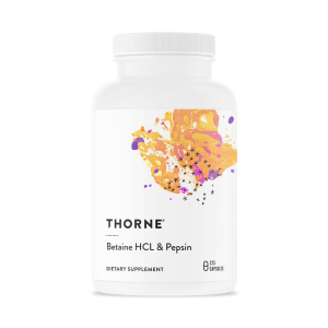 Thorne Betaine HCL & Pepsin (225's) | Gut Health | SD415 | 225 Capsules