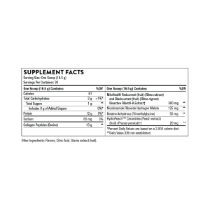 Thorne Collagen Plus Supplement Facts