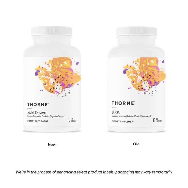Thorne Multi Enzyme (formerly B.P.P.) | Gut Health | SD410 | 180 Capsules