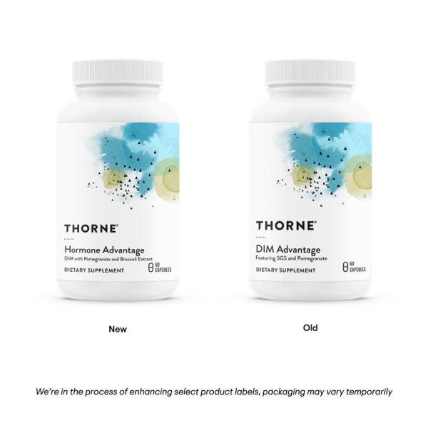 Thorne Hormone Advantage (formerly DIM Advantage) | Hormone Support, Liver & Detox, Men's Health, Women's Health | SP684 | 60 Capsules