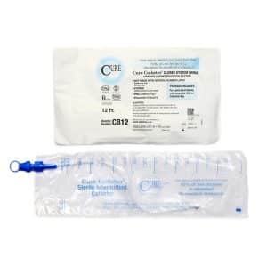 Cure Catheter Closed System CB12 | 12Fr | Straight Tip | 1 Item