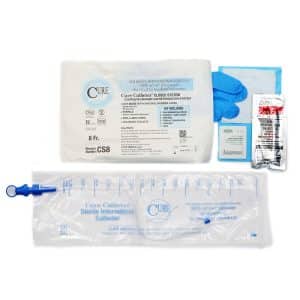 Cure Catheter Closed System Kit CS8 | Straight tip | 8Fr | 1 Item