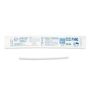 Cure Intermittent Catheter F14NC | Female | Straight | 14Fr | No Connector | 1 Item