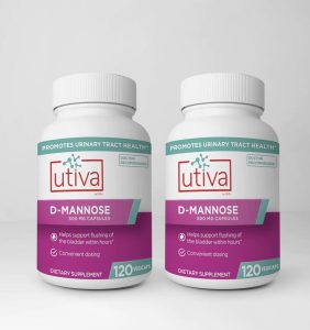 Utiva D-Mannose | UTI Support | 60 Days