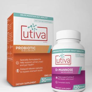 Utiva D-Mannose Power Bundle | Probiotic & D-Mannose | 30 Days