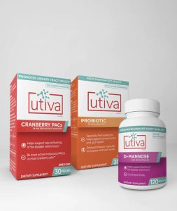 Utiva MAX Power Bundle | Cranberry PACs, Probiotic & D-Mannose | 30 Days