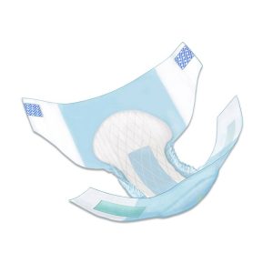Kendall Wings Ultra Hook and Loop Quilted Adult Incontinence Brief | L | 45" - 58" | 63074