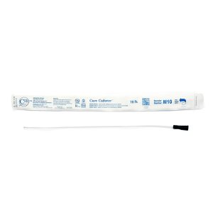 Cure Intermittent Catheter M10 | Male | Straight | 10Fr | 1 Item