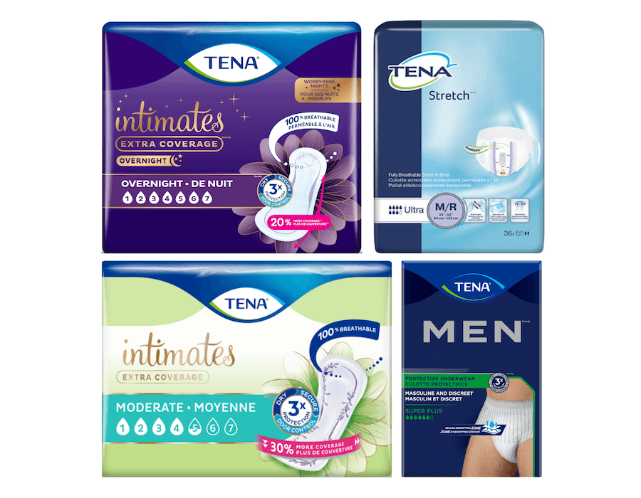 Top Incontinence Products by Tena