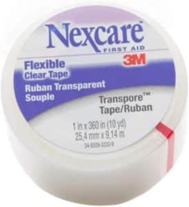 3M 527-P1 | Nexcare Transpore Clear First Aid Tape | 1" x 10 Yards | 1 Roll
