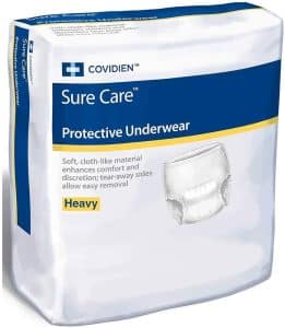 KND1605 | SureCare Protective Underwear Green Strands Band | Unisex | Medium 34" - 46" | 1 Bag of 20