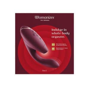 Womanizer Duo 2 - Clitoral & G-Spot Stimulator in Bordeaux | A04679 | 1 Item