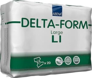 Abena 308853 | Delta-Form Adult Briefs | Large 39" - 59" | 1 Bag of 20 Abena 308853 | Delta-Form Adult Briefs | Large 39" - 59" | 1 Bag of 20