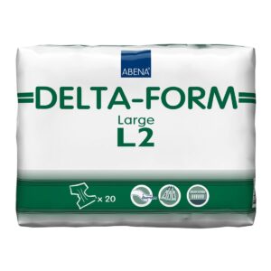 Abena Delta-Form Adult Briefs | Level 2 Large 40" - 60" | 2900ml | 308863 | 1 Bag of 20