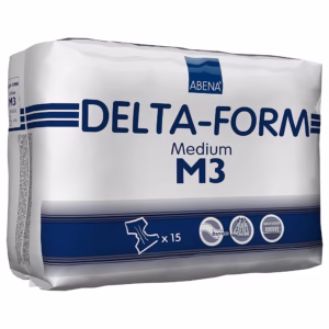 Abena 308872 | Delta-Form Adult Briefs | Level 3 Medium 27.5" - 43" | 1 Bag of 15