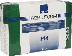 ABRI-FORM Comfort Premium Tabbed Brief | M4 Medium 28" - 44" | 4163 | 1 Bag of 14