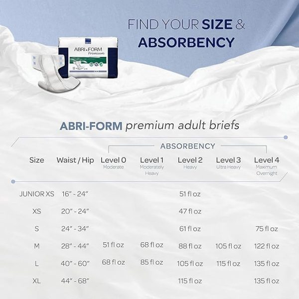 Abena Abri-Form | L1 Large 39.5" - 60" | 43066 | 1 Bag of 26