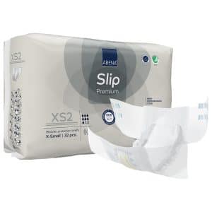 Abena Slip Premium | X-Small XS2 50cm - 60cm 1400ml | 1000021280 | 1 Bag of 32