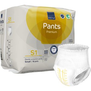 Abena Pants Premium S1 1400ml | 60cm - 90cm | 1000021318 | 1 Bag of 16