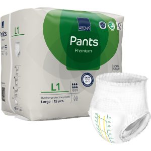 Abena Pants Premium L1 1400ml | 100cm - 140cm | 1000021325 | 1 Bag of 15