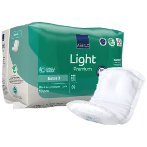 Abena Light Extra 3 Premium 500ml | 33cm x 11cm | 1000021340 | 1 Bag of 10