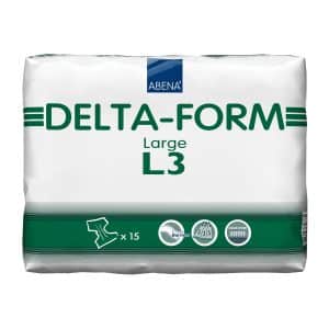 Abena Delta-Form Adult Briefs | Level 3 Large 40" - 60" | 308873 | 1 Bag of 15