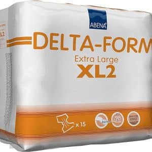 Abena Delta-Form Adult Briefs | Level 2 X-Large 43" - 67" | 308875 | 1 Bag of 15