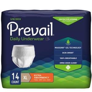 Prevail Daily Underwear | X-Large 58" - 68" | FQ PV-514 | 1 Bag of 14