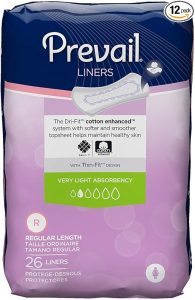 Prevail Daily Liners | Light Absorbency 7.5" | FQ PV-926 | 1 Bag of 26