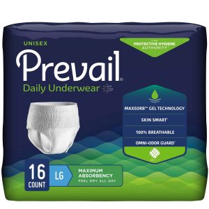 Prevail Maximum Protective Underwear | Large 44" - 58" | FQ PVS-513 | 1 Bag of 16