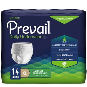 Prevail Maximum Protective Underwear | X-Large 58" - 68" | FQ PVS-514 | 1 Bag of 14