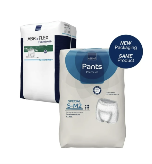 Abena Pants Premium Special S-M2 1700ml | 60cm x 110cm | 1999905375 | 1 Bag of 20
